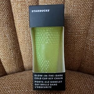 Starbucks Neon Green Cold Cup Key Chain